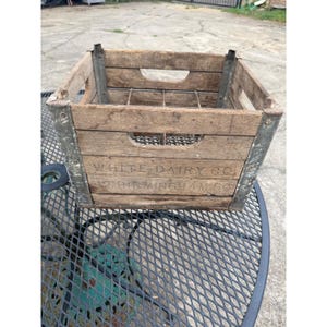 Metal Wire Milk Crate - Etsy