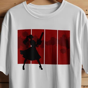 Petal MV Inspired T-Shirt | Petal Music Video Tee | Female Rage Horror Panel Design | Arianator Gift AG8 | Pearl Carrie La La Land Kill Bill