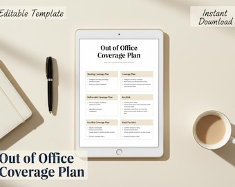 Out of Office Handoff Planner - Management Template