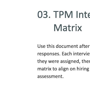 Technical Program Manager Interview Kit - Management Template image 8