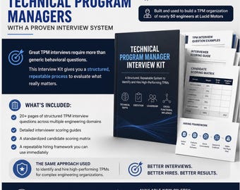 Interviewpakket voor technisch programmamanager - Managementsjabloon