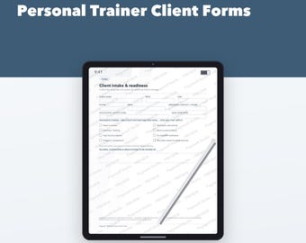 Moduli per clienti di personal trainer, modello di anamnesi e programma di allenamento per coaching fitness, questionario PAR-Q, liberatoria di responsabilità e registro dei progressi, PDF compilabile