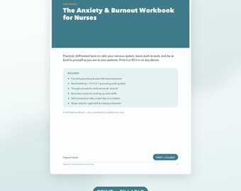 Manuale per la gestione dell'ansia e del burnout negli infermieri: cura di sé, sollievo dallo stress da turno (download in PDF)