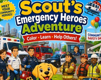 Scout's Emergency Heroes Adventure Coloring Book
