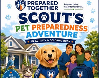Scout's Pet Emergency Activity Book: Pet Preparedness Tips