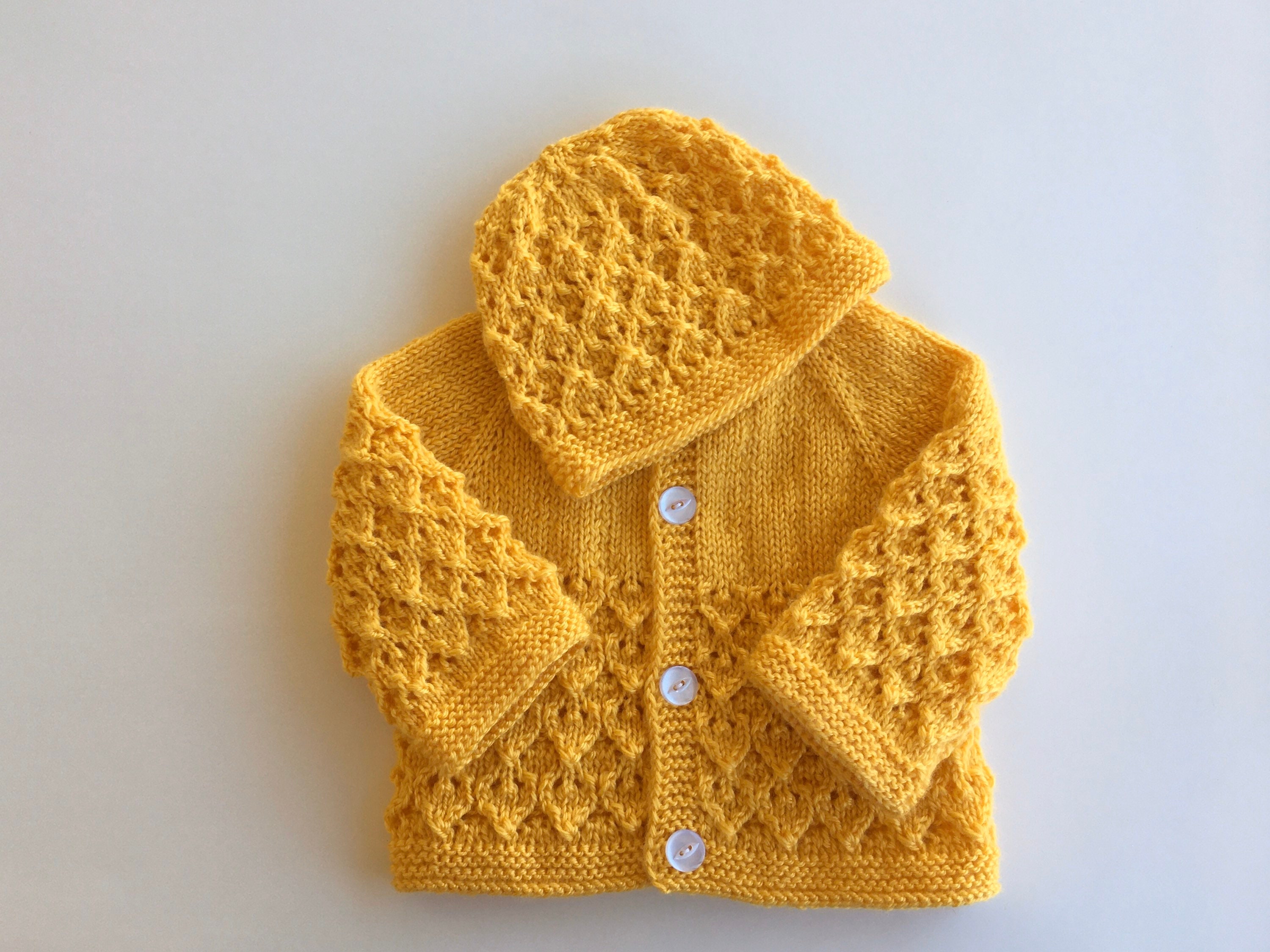 Coming Home Baby Outfit. Hand Knitted Sweater Set Cardigan and - Etsy
