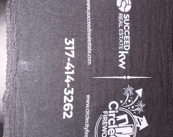 Custom Logo Shop Rags – Personalized Business Promotional Towels