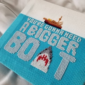 Bigger Boat- PDF Cross-stitch Pattern - Instant Download