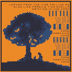 Little Soldier Boy - PDF Cross-stitch Pattern - Instant Download