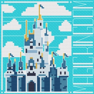 Magic Kingdom - PDF Cross-stitch Pattern - Instant Download