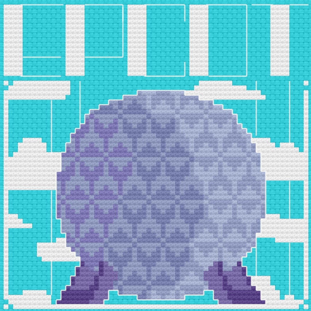 Epcot Pattern Line Work Epcot - PDF Cross-stitch Pattern - Instant Download - Etsy