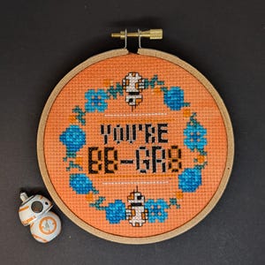 You&#39;re BB-Gr8 - PDF Cross-stitch Pattern - Instant Download
