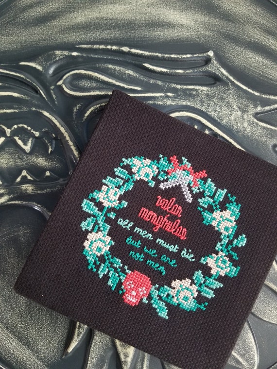 Valar Morghulis PDF Cross-stitch Pattern Instant Download | Etsy