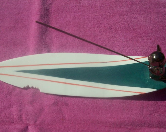 Angel on A Surfboard Incense Holder Handmade Etsy