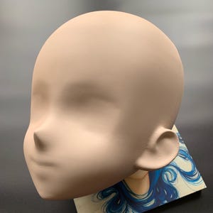 Máscara Kigurumi de Anime - Base de máscara de cosplay DIY sin pintar para Animegao - Base de cabeza Kigu - Se adapta a un tamaño de cabeza promedio.