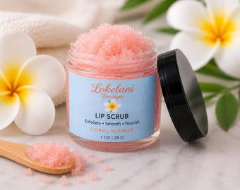 Nourishing Sugar Lip Scrub: Smooths, Softens, Healthy Glow