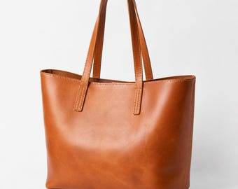 Leather Tote Bag Pattern PDF | Beginner DIY Shoulder Bag Template (Digital Download)