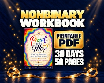 Nonbinary Self-Discovery Journal, 30-Day Printable PDF for Adults
