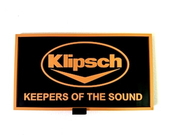 Klipsch Keeper of the Sound home theater sign