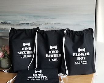 Mochila de seguridad para anillos, regalo para el portador de anillos, propuesta de seguridad para anillos