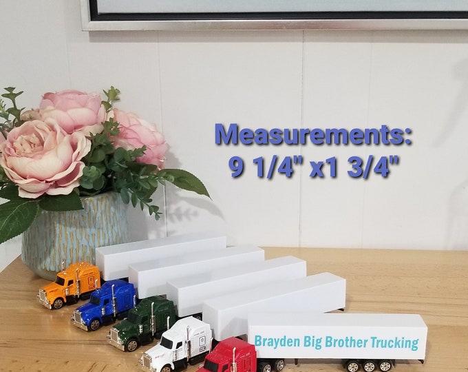 Personalized Toy Truck, Name Toy Truck, Gift For Boy or Girl, Birthday Gift, Children's Toy, Choose Truck, Football or Soccer