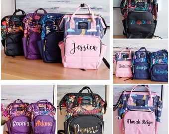 Personalized Diaper Bag, Custom Name Diaper Backpack, Baby Shower Gift