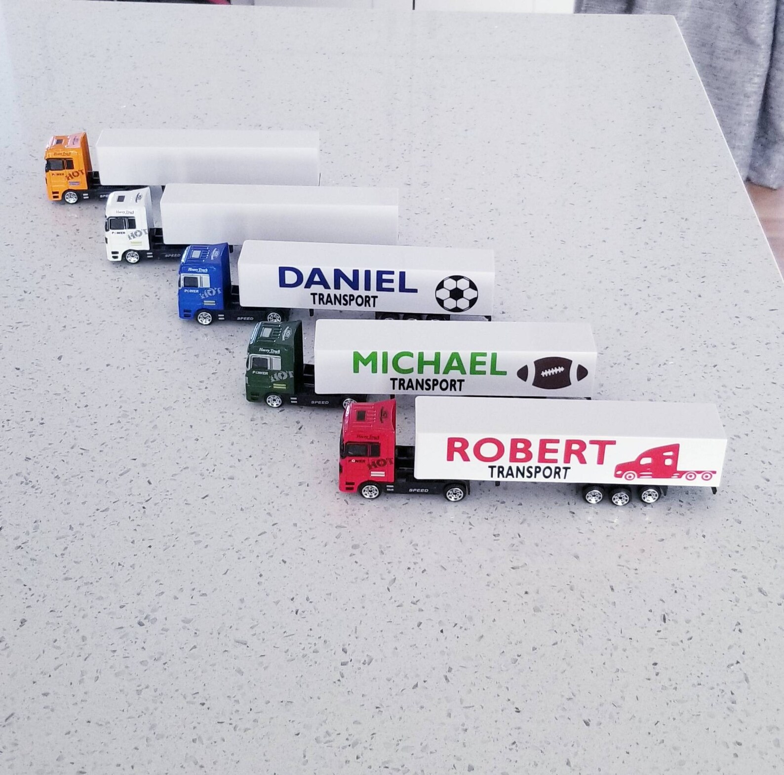 Personalized Toy Truck Name Toy Truck Gift for Boy or Girl Etsy