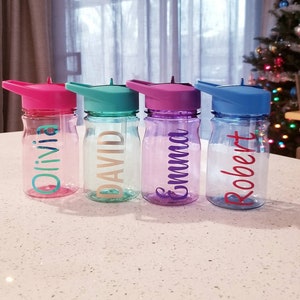 Kids Water Bottle, Personalized 13 oz Water Bottle, Kids Cup Monogramed Waterbottle, Gym Water Bottle, Custom Name  Bottle BPA Free