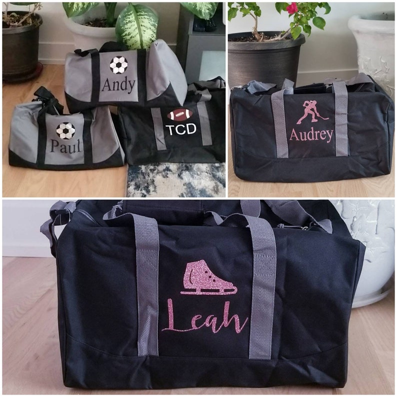 Personalized Sports Bag Kids Duffel Bag Overnight Bag Kids Etsy