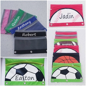 Personalized Pencil Pouch, School Supplies, Gift for Boys, Gift for Girls, Back to School