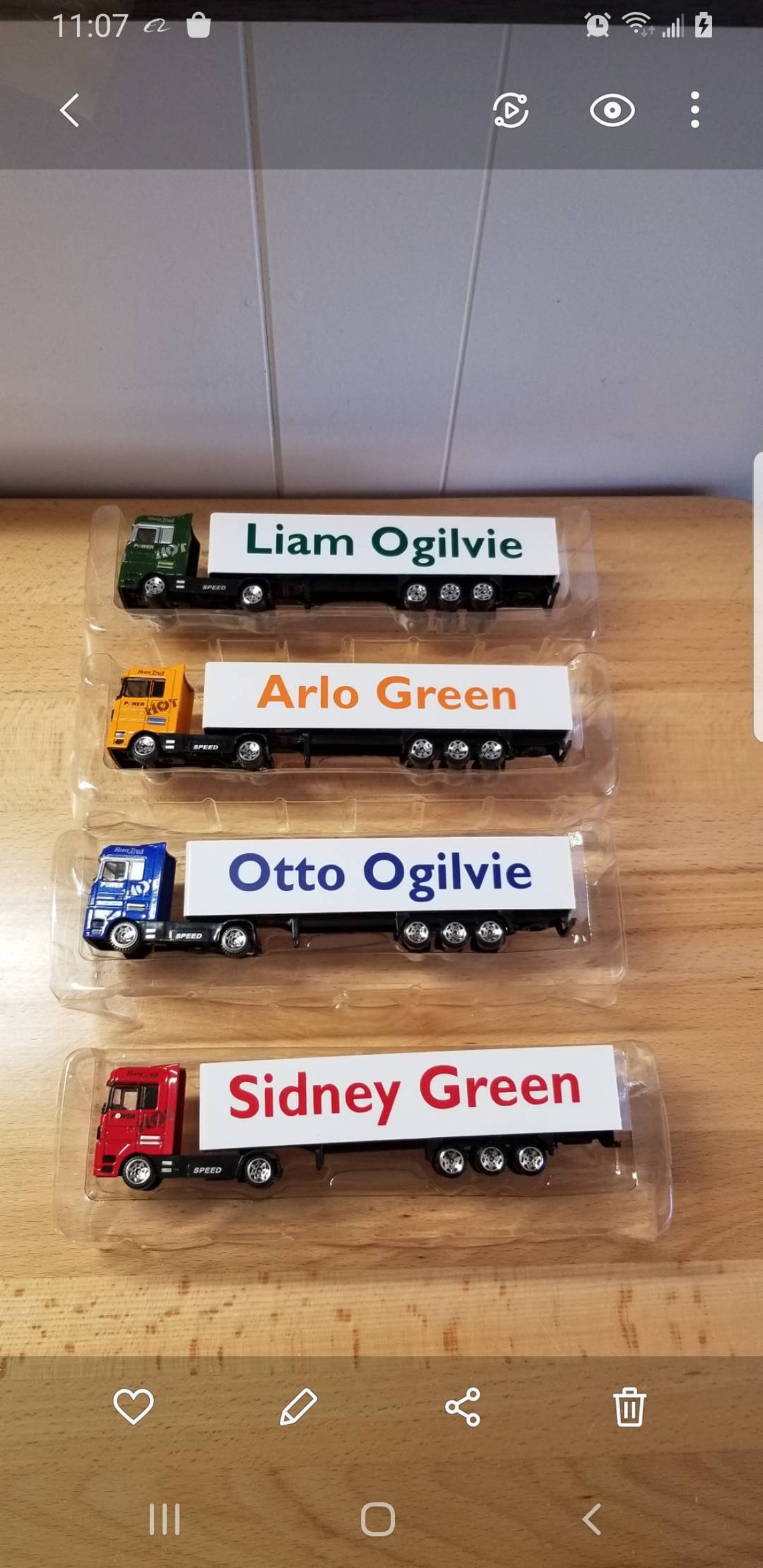 Personalized Toy Truck Name Toy Truck Gift for Boy or Girl Etsy Personalized Toy Truck Name Toy Truck Gift for Boy or Girl Etsy