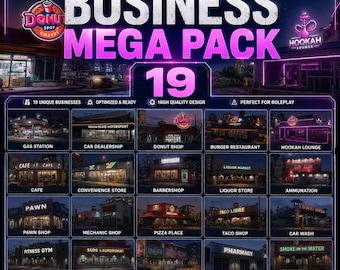 Pacchetto Business Mega / 19 MLO aziendali premium per server FiveM