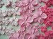 Made to order | 2 dozen royal icing pink flowers | Ombre cake | 3 sizes | Sugar flowers | Edible cake decorations | Cupcake toppers 