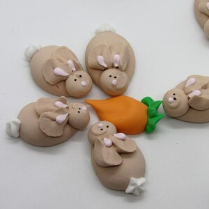 Made to Order | 1 Dozen Light Brown Royal Icing Bunnies | 1 Inch ...