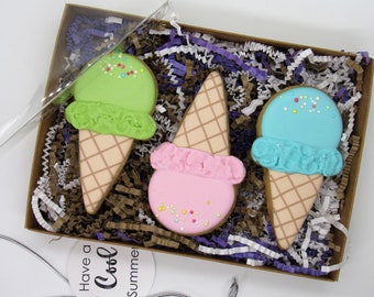 Have a Cool Summer Cookie Gift Box | Teacher Cookies | Teacher Thank You Gift | 3 cookies | Teacher gifts | Thank you gift