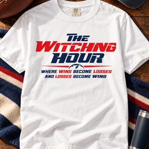 NFL Redzone The Witching Hour T-shirt | Retro Racing Style | Comfort Colors