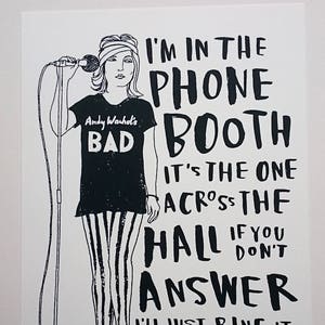 Blondie - screenprint