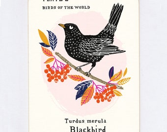 Blackbird Screen print