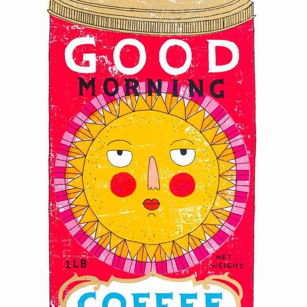 Sun Coffee Tin - Good Morning Sunshine