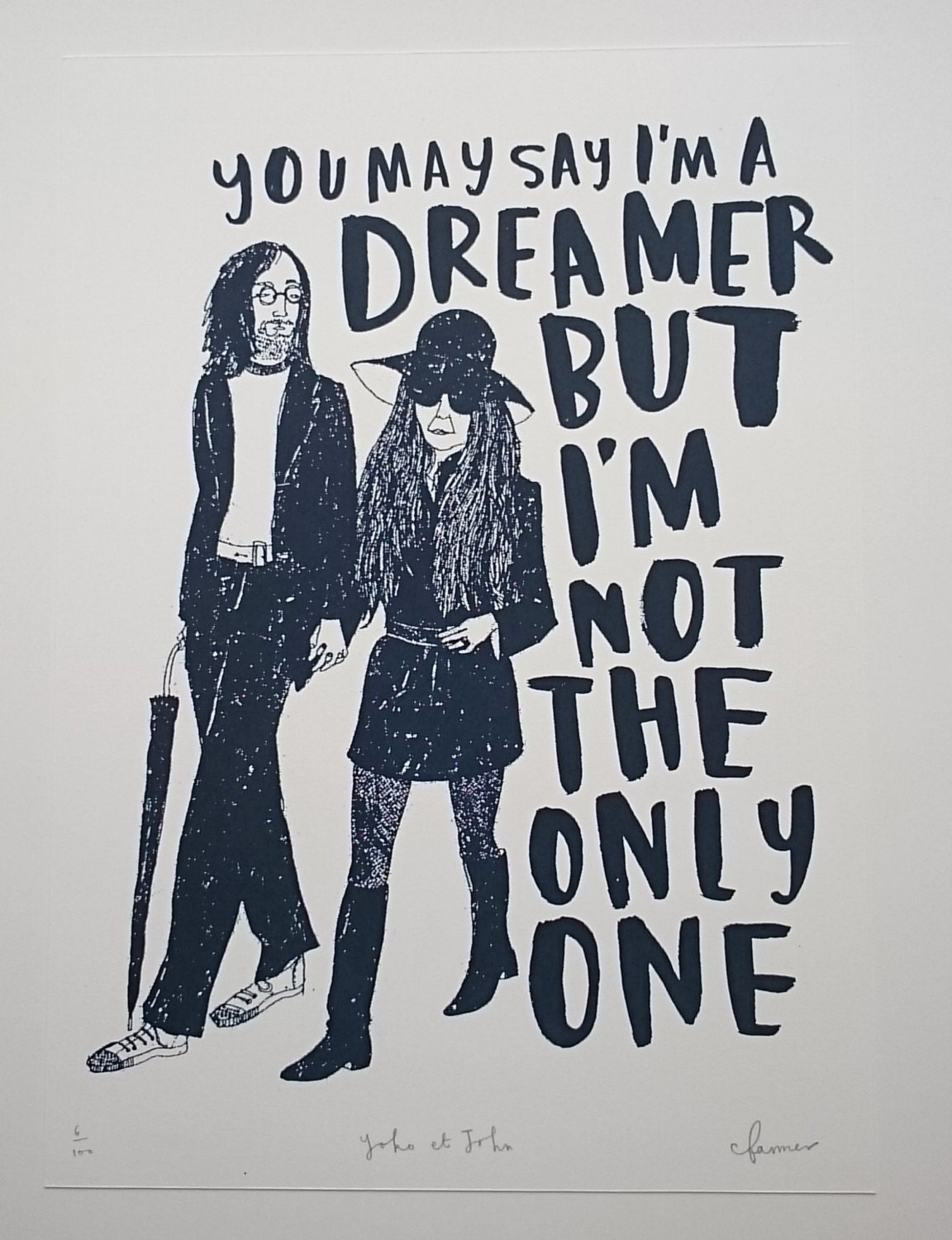 洋楽 John & Yoko Love & Peace Message Flexi 洋楽 John & Yoko Love & Peace Message Flexi John Lennon Yoko Ono