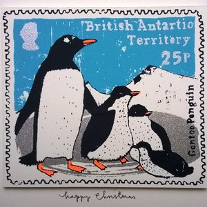 penguin christmas card image 2