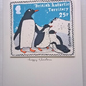 penguin christmas card image 3