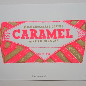 A4 biscuit print - carammmel
