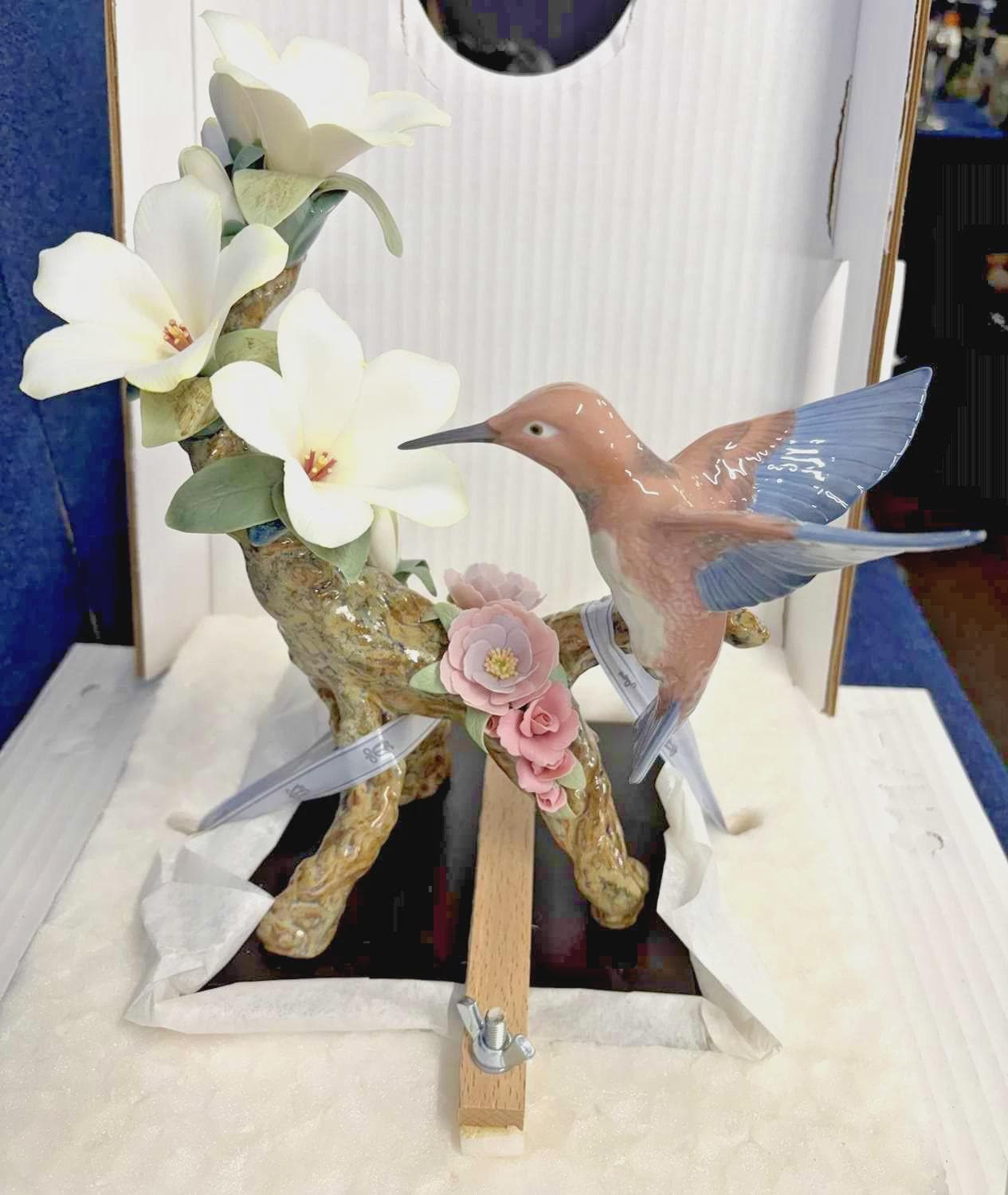 Lladro Hummingbird Figurine - Etsy