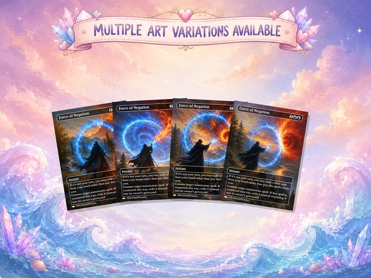 Force of Negation Playmat - Etsy