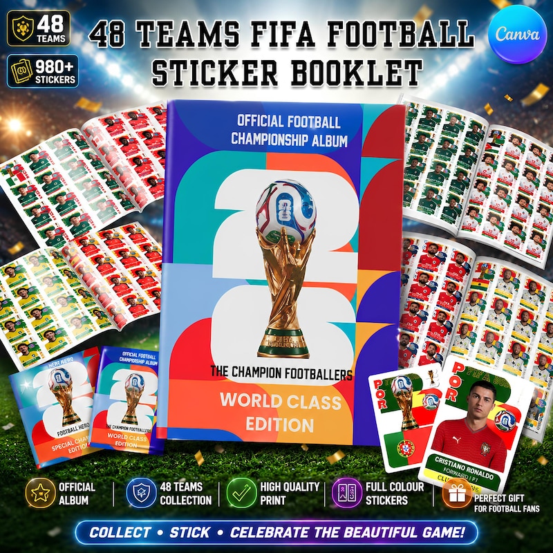 Fifa world cup 2026 stickers - Etsy.de
