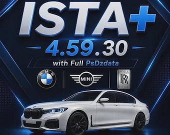 BMW ISTA+ Diagnostic Software 4.59.30 with Full PSdZData (Video Install)