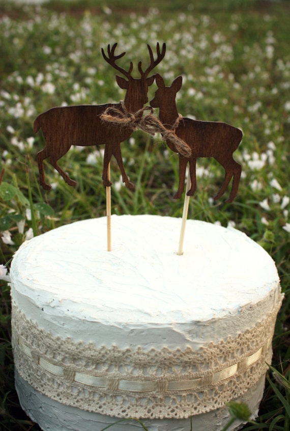 deer on sticks wedding