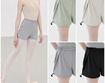 Ballet Dance Shorts | Breathable Nylon Workout Shorts | Studio to Street Active Shorts | Running Yoga Gym for Women