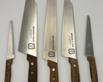 Vintage Benihana of Tokyo 5-Piece Molybdenum Japan Knife Set
